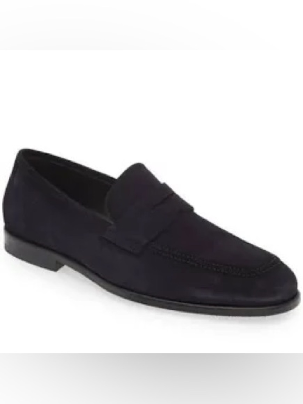 To Boot New York NWOT Ronny Black Suede Penny Loafer Mens Sz 12